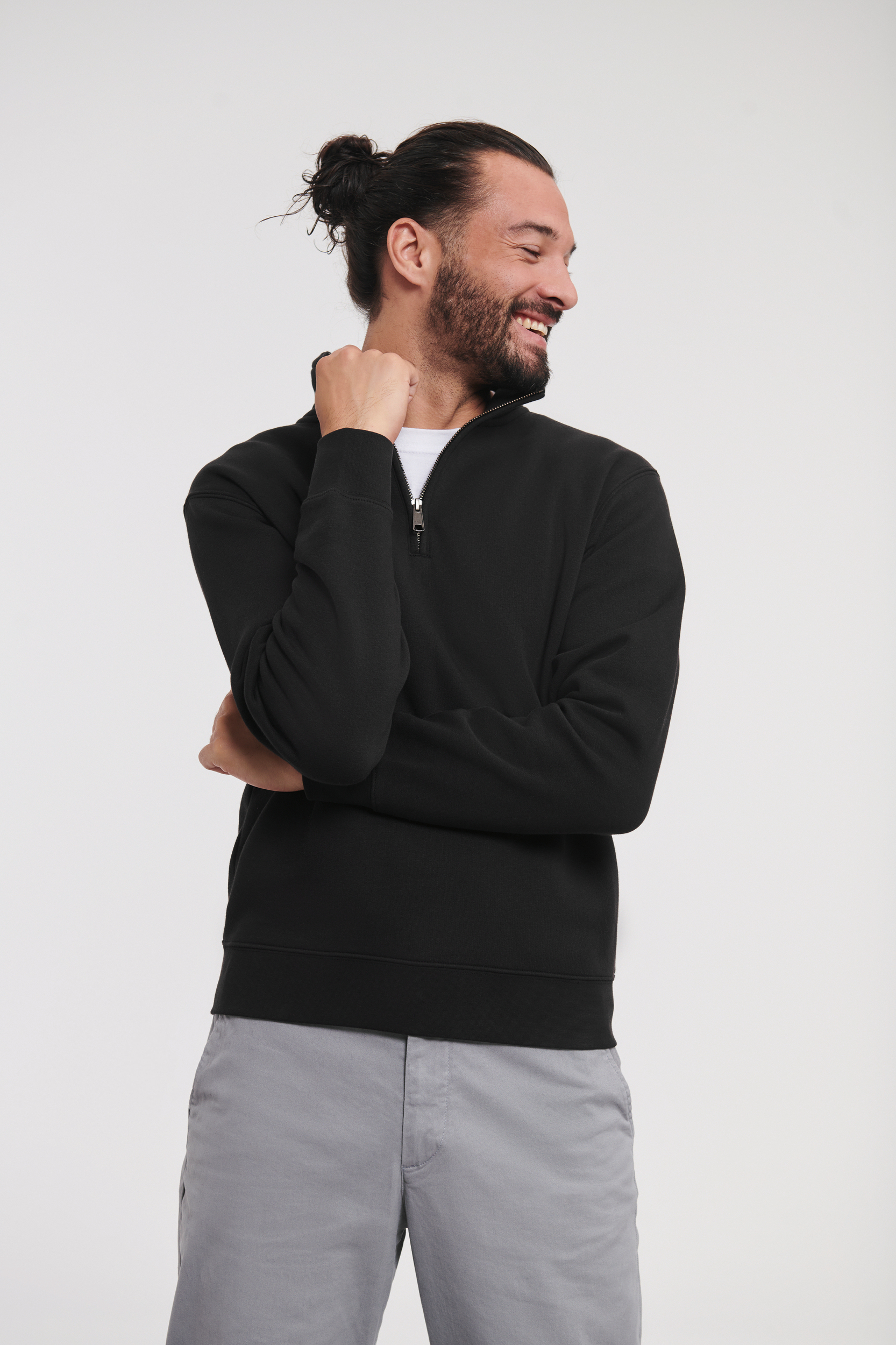 Sudadera Authentic 1/4 cremallera