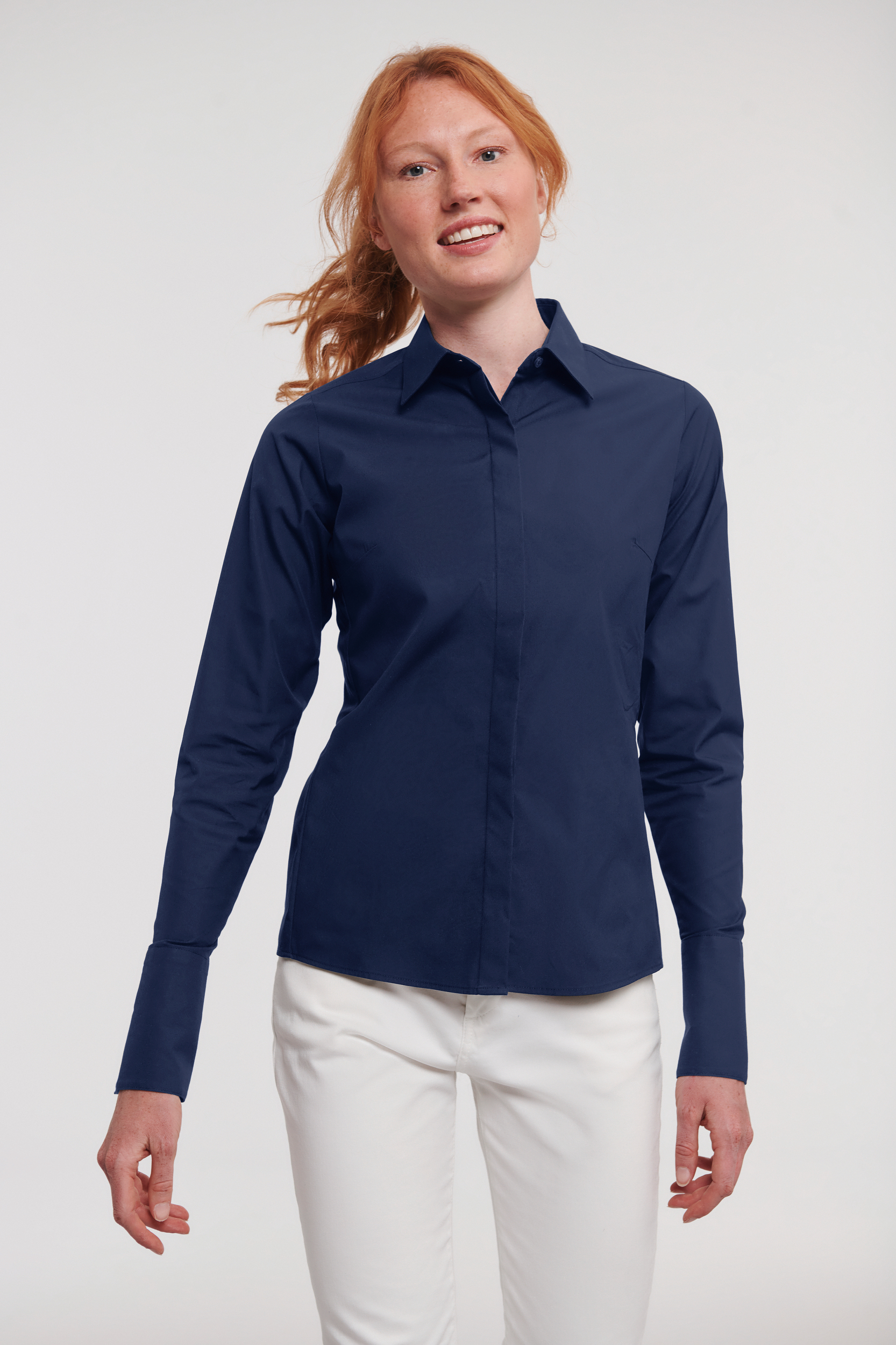 Camisa Ultimate Stretch manga larga mujer