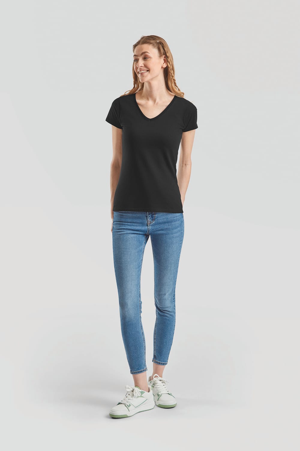 Camiseta Valueweight cuello de pico mujer