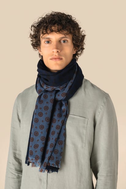 Uniseks tulbanddoek met bloemenmotief 