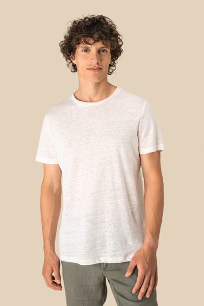 T-shirt en lin homme 