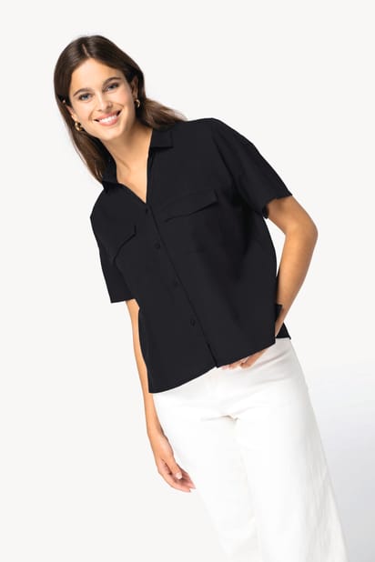 Chemise écoresponsable oversize en lyocell femme 