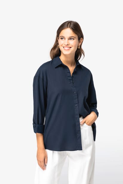 Chemise écoresponsable en lyocell femme 
