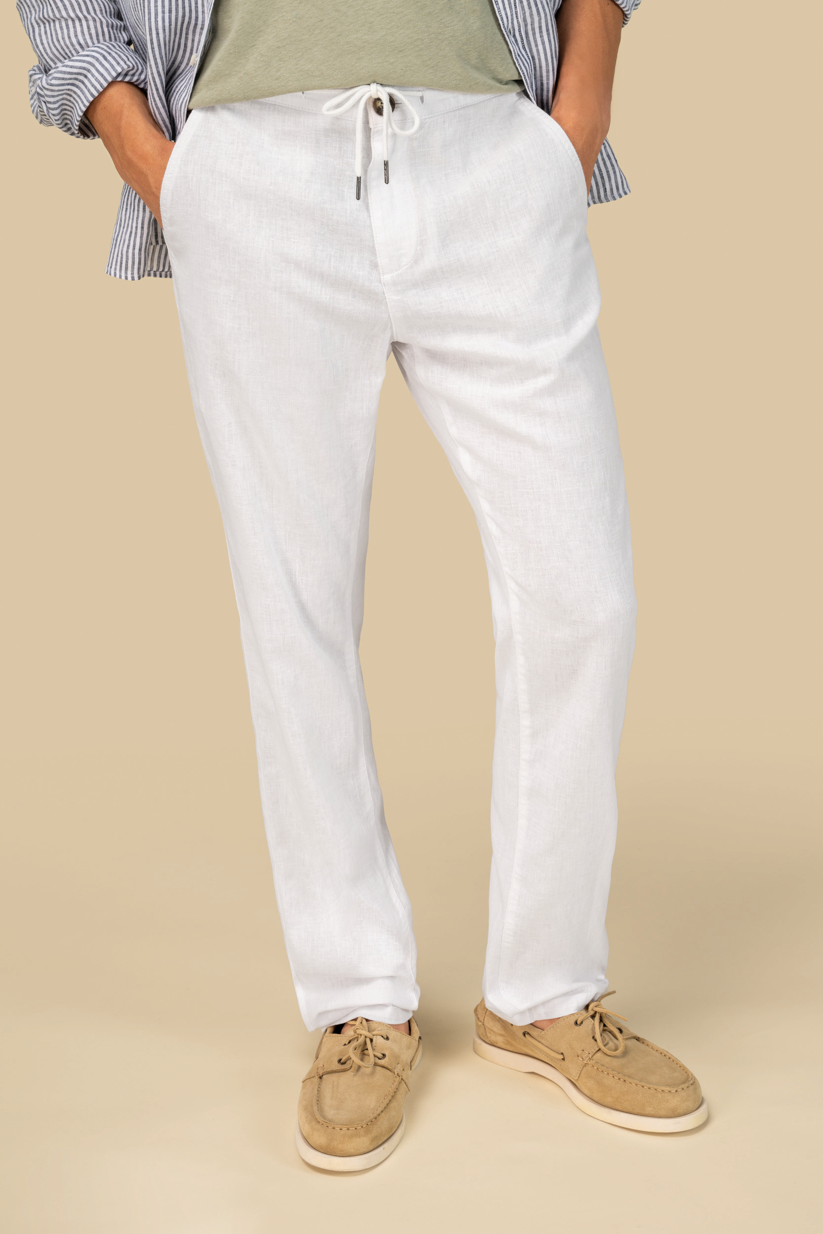 Pantalón ecorresponsable lino y algodón orgánico hombre