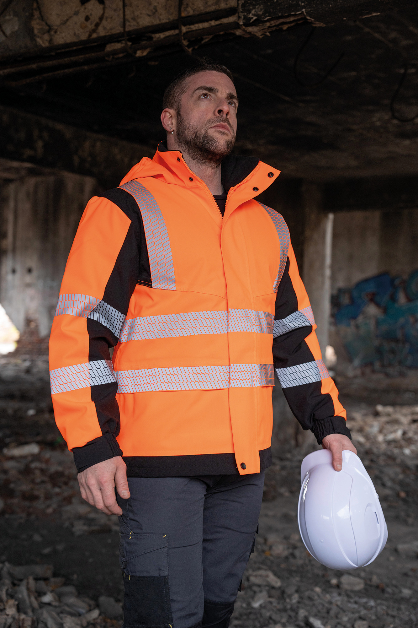 Chaqueta de lluvia de alta visibilidad Copenhage