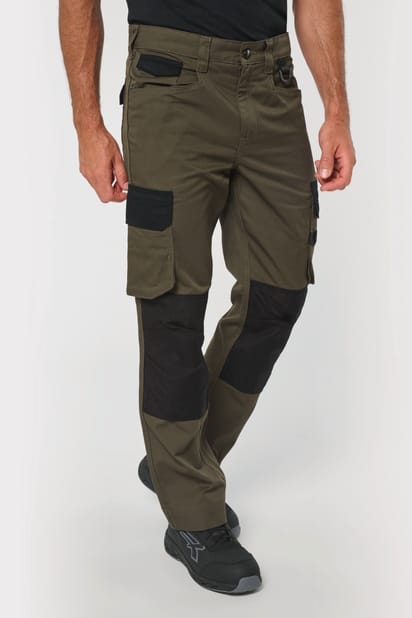 Pantalón de trabajo bicolor hombre