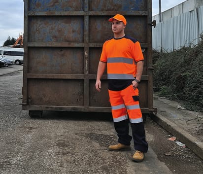 T-shirt bicolore Hi-vis