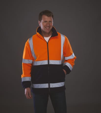 Veste polaire haute visibilité