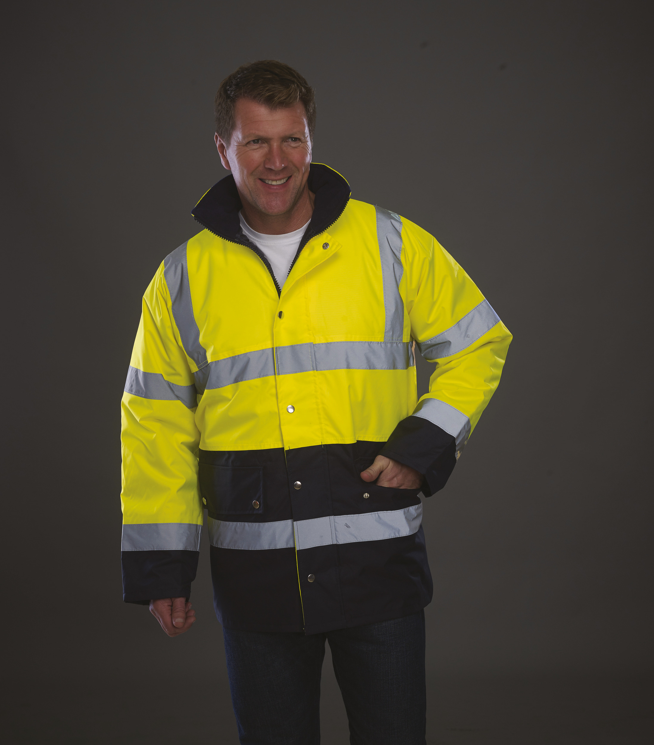Chaqueta de seguridad Alta Visibilidad bicolor