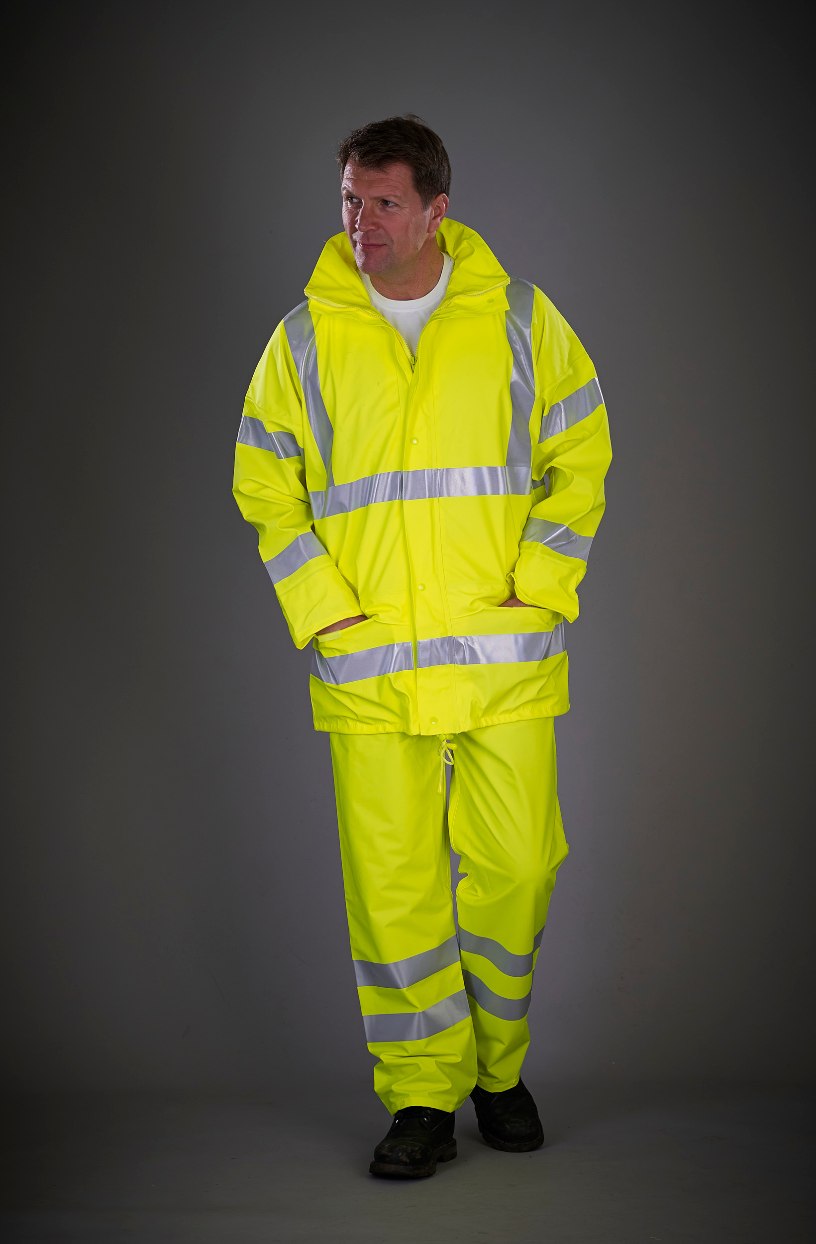 Pantalón Alta Visibilidad Soft Flex transpirable para lluvia